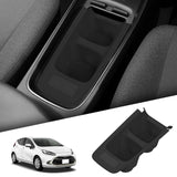 Center Console Cup Holder for Toyota Aqua 2021-2025 Shock-Absorbing Storage Tray Silicone Black Tidying Car Accessories Car I