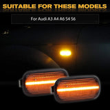 Amber LED Side Marker Light for Audi A3 A4 A6