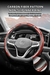 Carbon Fiber Wheel Cover Snap-On for VW Golf Tiguan