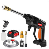 Cordless High Pressure Car Wash Washer Gun 40WH/80WH Electric Water Gun Machine Car Wash Washer EAFC