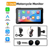 5/7in Waterproof Motorcycle CarPlay GPS Monitor AKAMATE