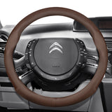 Ultra-Thin Leather Steering Wheel Cover for Citroen