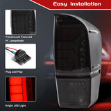 LED Tail Lamps Smoked Lens for Toyota Tacoma 2016-2022 LED Ambient Light MAGIC COLORM