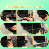 Trunk Window Rack Storage for Suzuki Jimny 2007-Up Car Interior Accessory HEBE