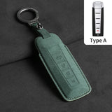 Suede Car Key Case Cover For Wey Coffee 01 Tank Tank300 Car Key Protective Shell Accessories