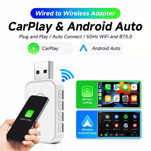 Wireless CarPlay and Android Auto Adapter for Factory Systems CarPlay Adapter ANYFAR