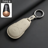 Leather Car Remote Key Case Cover For Voyah Dream PHEV 2024