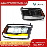 Vland LED Reflection Headlights Dodge Ram 09-18 Car Interior Accessory Vland