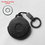 Suede Car Key Case for Mercedes Benz Smart #1 #3 fortwo brabus EQFortwo ForFour Premium Pro+