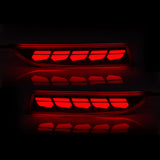 Rear Bumper Reflector with Signal for Toyota Avalon 2019-2022 LED Ambient Light MAGIC COLORM Pattern E Red Shell