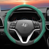 Perforated Leather Steering Wheel Cover for Hyundai Tucson