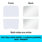 For Tesla New Model Y Launch 2025 Juniper Sunshade Roof Never Sag Nano Ice-Crystal Coatings Heat Insulation Glass Sun Shade