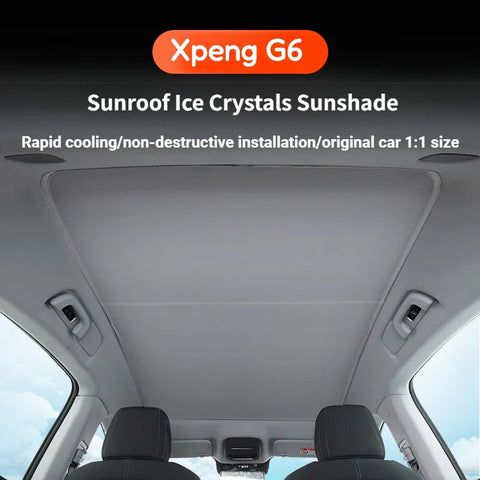 For Xpeng G6 Panoramic Sunroof Sunshade Roof Sun Protection Sunshade Car Interior Accessory OEM