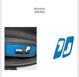 For BMW G20 G28 I3 (2020-) Made of Alcantara Seat Adjustment Buttons Panel Protection Trim Sticker Car Interior Tuning Accessory