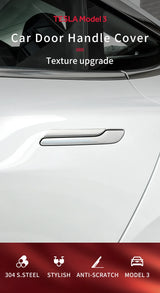 Door Handle Cover Anti-Scratch for Tesla Model 3 Y Car Interior Accessory GMUNI