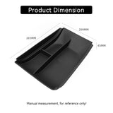 Smabee for Geely Boyue L/Starray 2025 Center Console Lower Storage Box Car Central Tray Organizer Accessories Tidying Black A