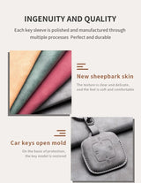 Car Key Cover For Zeekr 001 Leather Car Key protective cover For Zeekr 001 X 2021 2022 2023