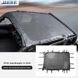 Sunshade Heat Mesh Cover for Jeep Wrangler JL 2018+ Car Interior Accessory HEBE