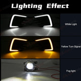 LED DRL Fog Light Set for Honda City 2020-2022 Car Interior Accessory OEM