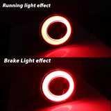 Full LED Halo Tail Lamp Assemblies For Corvette C6 2005-2013 Car Interior Accessory iJDM