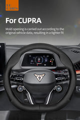 Ultra-Thin Breathable Leather Wheel Cover for Cupra Car Interior Accessory Hocasen