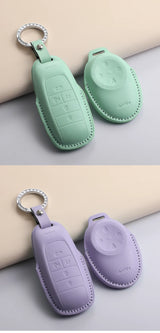 PU Car Key Case Cover for Aion S V Y Lx Gm8 Ga6 Sgs7 Gs5 J14 J16 Leather Car Key Accessory