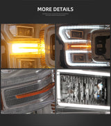 LED Dual Beam Projector Headlights for Ford F-150 2018-2020