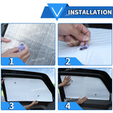 Sunshade Heat Insulation for Jeep Grand Commander 2006-2010 Car Interior Accessory HEBE