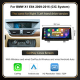 10.25-Inch Multimedia Touch Screen for BMW X1 E84 2009–2015