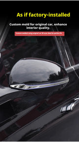 Rearview Mirror Anti Collision Trim Strip Decoration for Mercedes Benz E300L, GLC300L, C260L, S450L, GLA, GLB Rearview Mirror