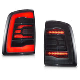 LED Tail Lights with Red Sequential Signal for Ram 09-18
