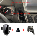 Clip-On Wireless Charging Phone Mount for Ford Fiesta 2009–2014