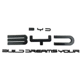 BYD Chazor Seal 5 DM-i Car Front Emblem Blackening Badge Decal