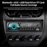 Universal 1Din Bluetooth MP3 Player Radio Stereo Car Interior Accessory AKAMATE