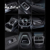 For BYD Seal EV 2023 2024 2025 ABS Carbon Fiber Center Console Gear Armrest Box Panel Cover Trim Decoration Stickers Accessor