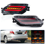 Rear Bumper Reflector Light for Toyota Vios 2008-2013 Car Interior Accessory MAGIC COLORM Red