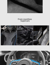 For Kia K3 Forte Cerato (2019-2021) Steering Wheel Cover + Gear Shift Boot Interior Tuning Accessory Set Car Interior Accesso