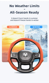 Premium Suede Snap-On Cover for Ram Steering