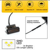 LED Grille Light Assembly Smoked Lens for Audi A3 A4 LED Ambient Light iJDM