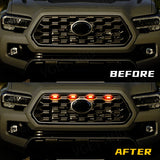4PCS Amber Grille Lights for Toyota Tacoma 2020-2022
