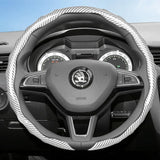 Steering Wheel Cover Carbon Fiber for Skoda Octavia