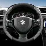 Breathable Leather Steering Cover for Suzuki