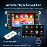 7-Inch Double Din CarPlay Android Auto Stereo for Volkswagen Android Head Unit ANYFAR