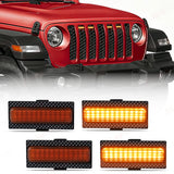 LED Grille Lights for Jeep Wrangler JL 2024 2025 LED Ambient Light MAGIC COLORM