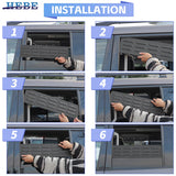 Rear Window Louver Vent for Mitsubishi Pajero 07 Car Interior Accessory HEBE