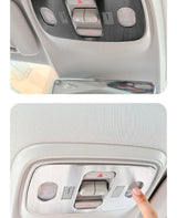 For Leapmotor C10 C16 Car Reading Light Frame Cover Stainless Steel Protection Trim Sticker Interior Modification Accessories