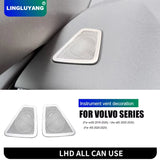 AC Vent Stainless Steel Cover for Volvo V60 S60 Car Interior Accessory LINGLUYANG