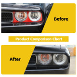 Headlight Cover Trim for Dodge Challenger 2009-2014 Car Interior Accessory HEBE