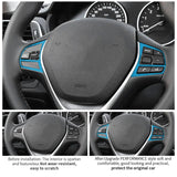 For BMW F20 F21 F30 F34 Steering Wheel Trim Frame Sticker Car Premium Interior Tuning Accessories Made of Alcantara Customiza