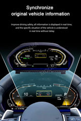 12.3" Digital Instrument Cluster for BMW 3 Series F34 2013–2020